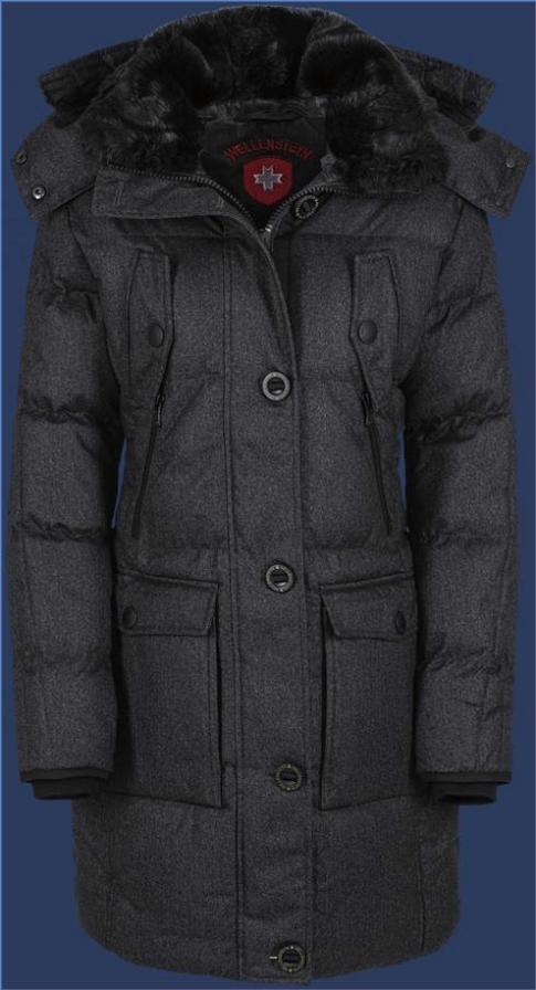 wellensteyn lange jacke damen | wellensteyn marvellous midnight black