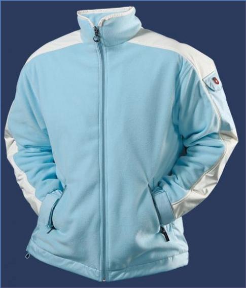 Jacken | Jet-Jacke - MicroFleece Eisblau/Cocos/Silber - Wellensteyn Herren SMW110.L561567