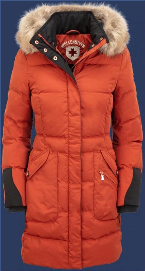 wellensteyn winterjacke damen rot | wellensteyn opium mantel damen