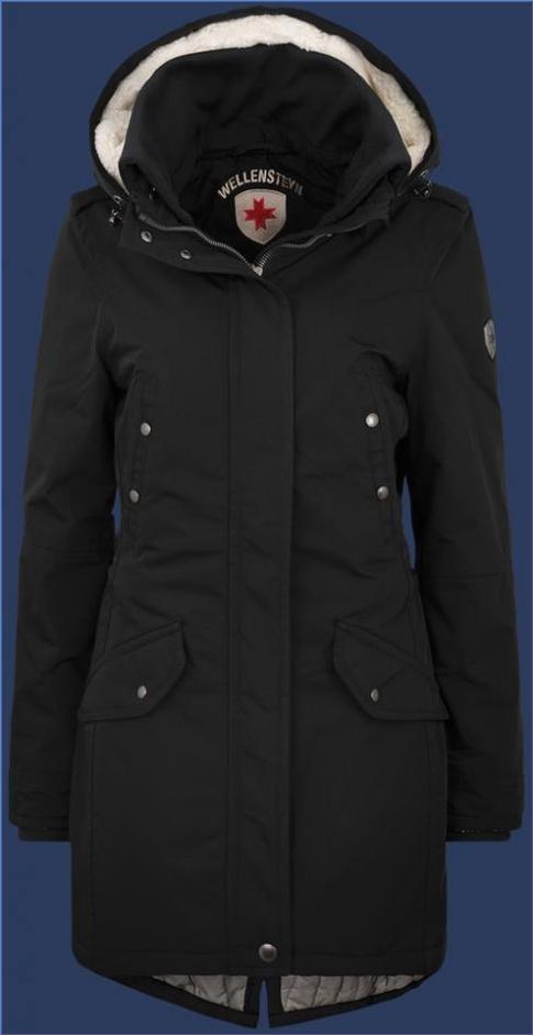 wellensteyn winter jacke damen | wellensteyn daunenmantel schwarz