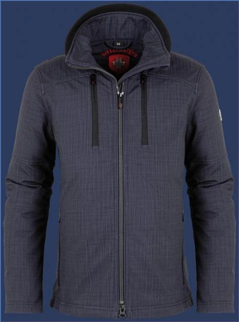 Jacken | Sprinter Men - MelaCroSoftshell Navycheck - Wellensteyn Herren SMW110.L562952