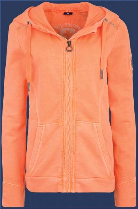 Jacken | Yacht Hoodie Lady - French Terry 400 Neonpeach - Wellensteyn Damen SMW110.L562751