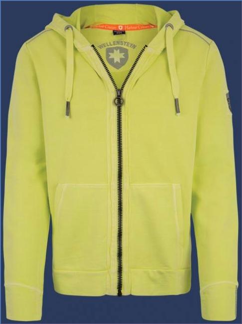 Jacken | Yacht Hoodie Men - French Terry 400 Sunnylime - Wellensteyn Herren SMW110.L562975