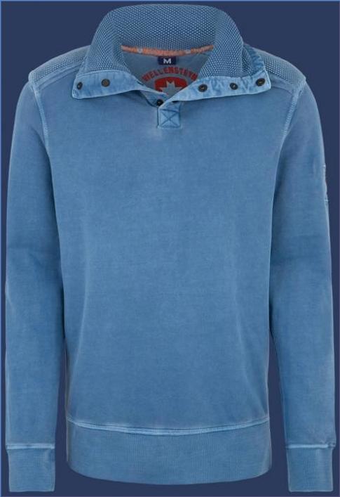 Pullover | Backbord - French Terry 400 Moonlightblue - Wellensteyn Herren SMW110.L562707