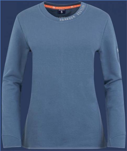 Pullover | Beachpullover Lady - French Terry 300 Moonlightbluemelange - Wellensteyn Damen SMW110.L562762