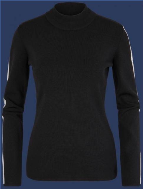 Pullover | Damen Pullover 015 - KoNitI Black/Heathergrey - Wellensteyn Damen SMW110.L563288