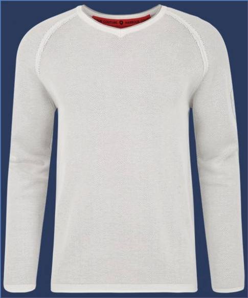 Pullover | Herren Pullover 008 - KoNitC Lazerwhite/Silvergrey - Wellensteyn Herren SMW110.L563360