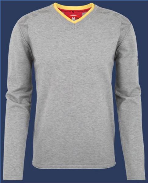 Pullover | Herren Pullover 022 - KoNitJb Silvergrey/Yellow - Wellensteyn Herren SMW110.L563326