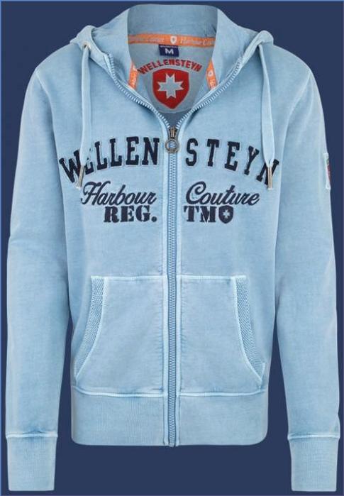 Pullover | Steuerbord - French Terry 400 Lightblue - Wellensteyn Herren SMW110.L562722