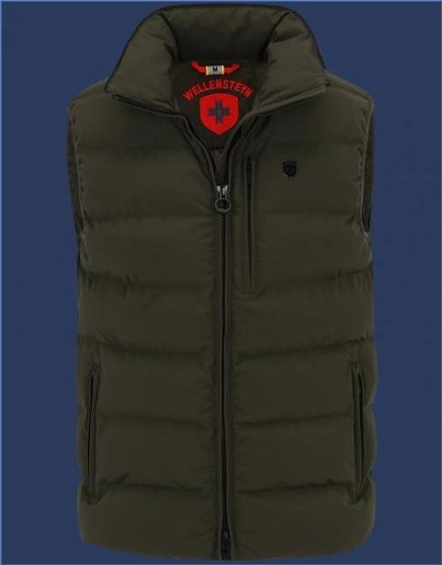 Westen | Blackbird Men Short Vest - FourStreAirTec Darkarmy - Wellensteyn Herren SMW110.L562328