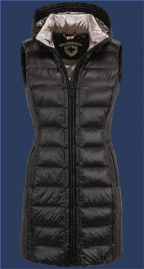 Westen | Highclass Vest Long - MoShiHiTec Schwarz - Wellensteyn Damen SMW110.L563054