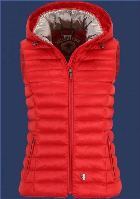 Westen | Italy Vest Hood - MoShiHiTec Red - Wellensteyn Damen SMW110.L563149